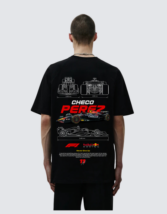 Checo Perez F1 Movie-Inspired Oversized T-Shirt
