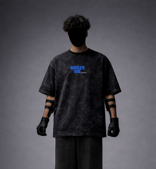 Absolute Vibe Acid Wash Oversized T-Shirt
