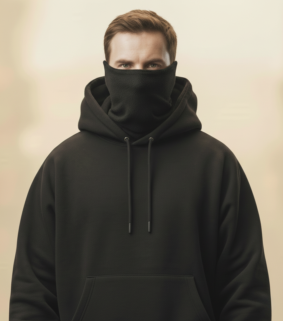 Anti-Pollution Hoodie with Built-In 5-Layer PM2.5 Filter