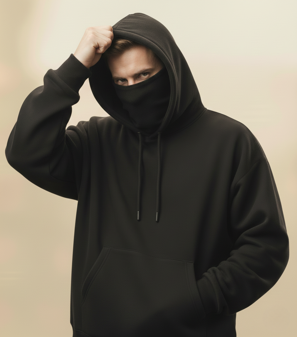 Anti-Pollution Hoodie with Built-In 5-Layer PM2.5 Filter